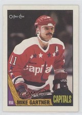 1987-88 O-Pee-Chee Mike Gartner #168 HOF t4m