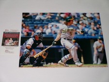 John Jaso Oakland A's Signed 11x14 Photo JSA CERT