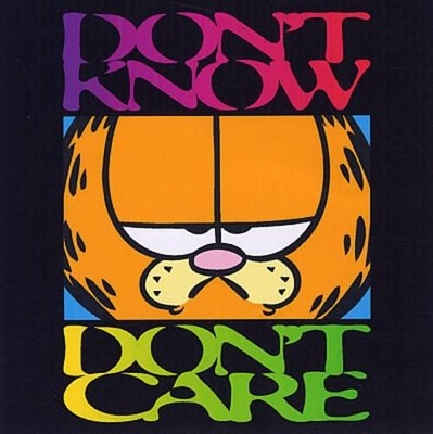 Garfield - Don't Know, Don't Care (Garfield Gift Books) by Jim Davis 1841612790