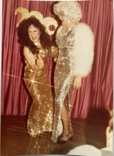 Vintage Photo Drag Queens Sparkly Dresses Gay Interest 1980s Vintage Photo Drag Queens Sparkly Dresses Gay Interest 1980s