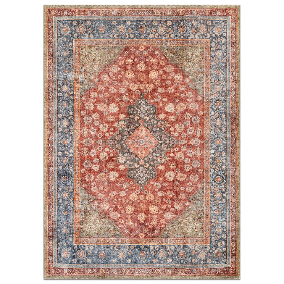 Rugshop Area Rug Machine Washable Non-Slip Backing Living Room Rugs Bedroom Rugs - Image 2 of 2