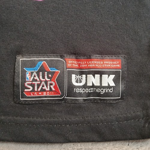 Neu mit Etikett NBA UNK Shirt Herren Medium schwarz Grafikdruck All Star Game 2011 Los Angeles - Bild 4 von 11