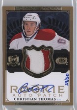 2013 The Cup Rookie Gold Patches/Auto 29/60 Christian Thomas #149 Patch Auto 2a8