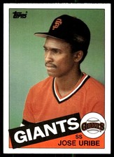 Jose Uribe 1985 Topps Traded #125T Giants MLB READ FREE SHIPPING AutographDen