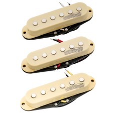 Wilkinson Cream High Output Ceramic Single Coil Pickups Set For Strat ST Guitar