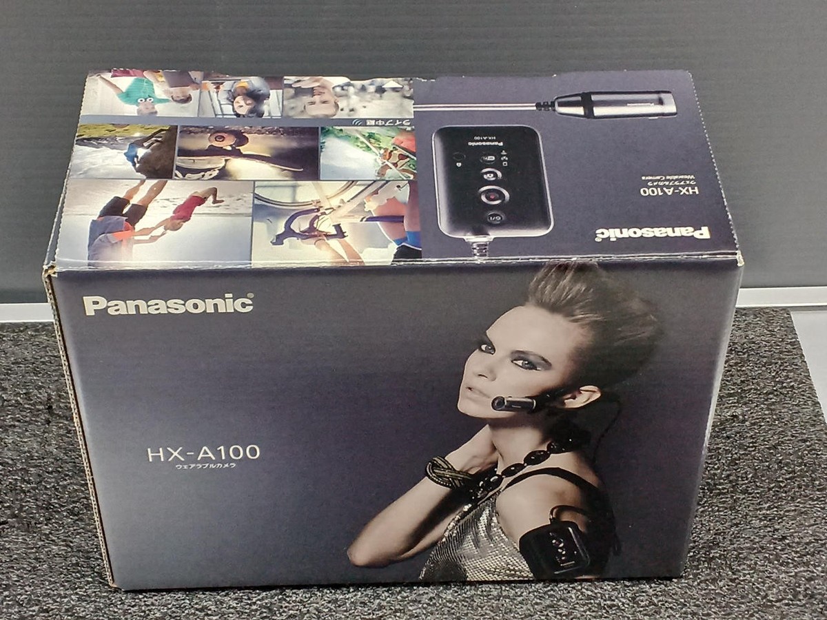Panasonic HX-A100-K Black Wearable Camera Action Camera Tested w 