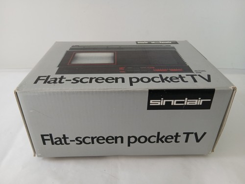 SINCLAIR FLAT SCREEN POCKET TV FTV1 UNTESTED WITH CASE AND BOX-SUPERB CONDITION - Picture 18 of 23