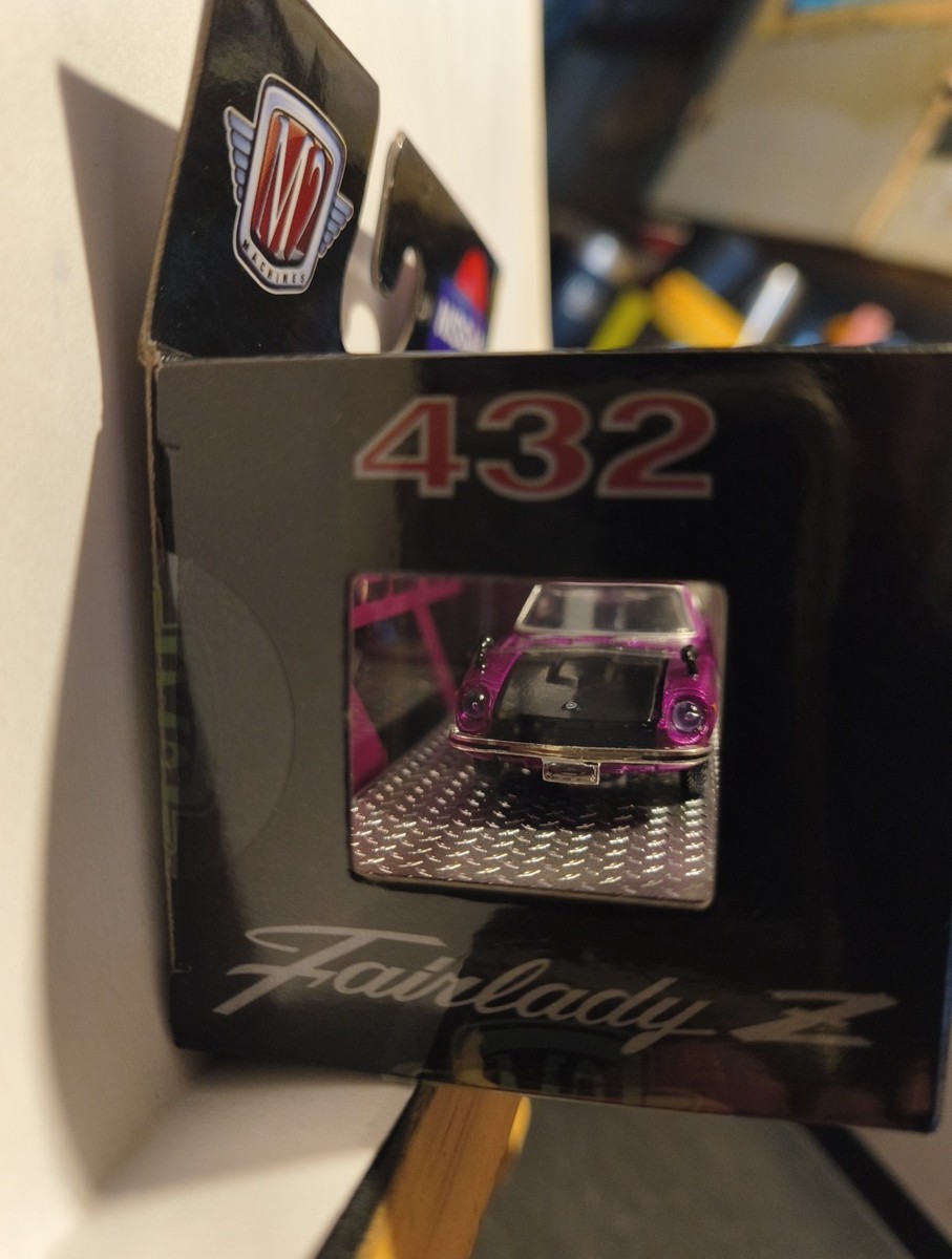 2025 M2 Machines Detroit Muscle Chrome Purple 1970 Nissan Fair