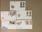 Five '90 Israel fdc with two stamps