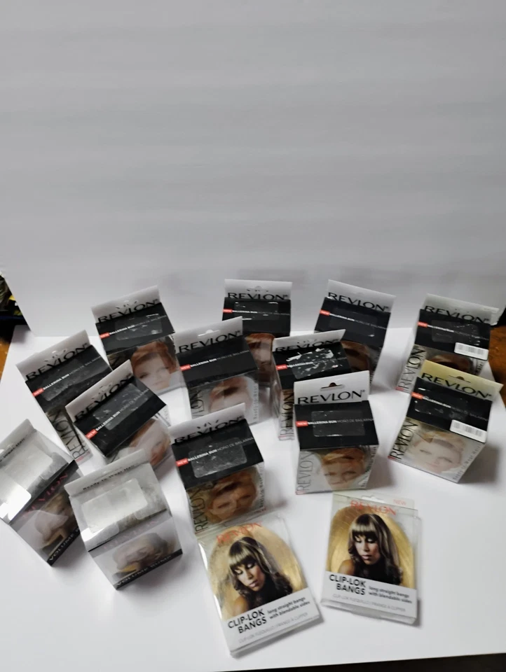 Revlon Bundle Hair Extentions 14 Women's Buns, Bangs, And Bumps Blonde, Silver + - Image 2 of 4