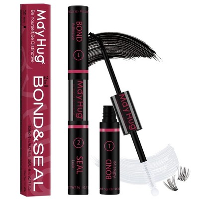Lash Bond and Seal Waterproof Lash Glue Long Lasting 72H Strong Hold Eyelash Glu