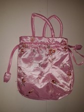 Little Girls Pink Purse with Flowers - Accessory Costume Dress Up Pretend Cute