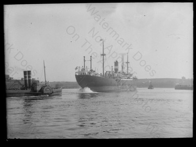 Aberdeen Hafen Schottland Dampfschiff Raddampfer Schlepper Maritim um 1910 Foto