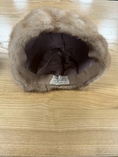 L. Chester Real Mink Fur Hat Pre-Worn Very Good