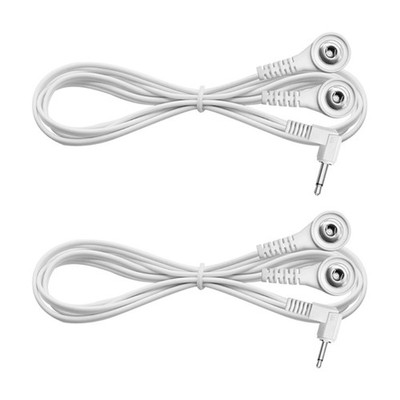 Flexible Therapies Device Wire Shield 2.5mm 3.5mm Plugs to Double Snap for TENS