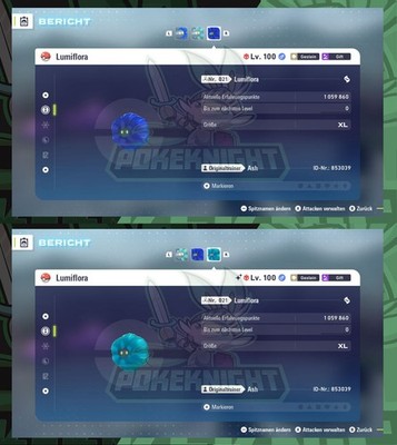 Lumispross & Lumiflora Shiny/ non shiny Max. EV 3IV/ DV Pokemon ZA Legenden: Z-A