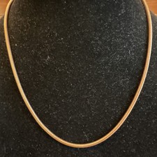 Vintage copper serpent Snake necklace medium 20 Plus 3 Expansion Chain 209