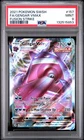 2021 POKEMON SWORD & SHIELD FUSION STRIKE #157 FULL ART/GENGAR VMAX PSA 9
