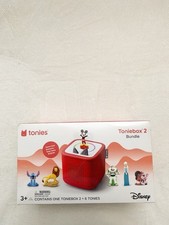 Disney Toniebox 2 Bundle with 6 Tonies   Sunset Red
