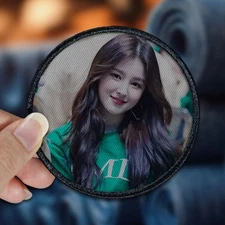 Nancy Patch Sew/Iron on with Embroidered Border for Hats, Shirts.