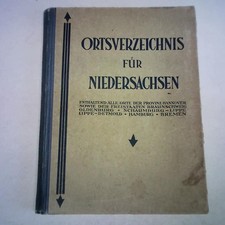 Ortsverzeichnis für Niedersachsen. Enthalten...