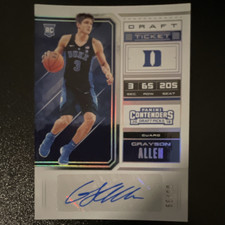 Panini 2018 Contenders Draft Picks Grayson Allen #79 Auto RC /99