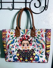 Frida Kahlo Colorful Tote Bag