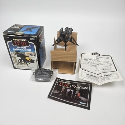 VTG Star Wars Tri-Pod Laser Cannon 1982 Kenner Complete Box Insert Instructions