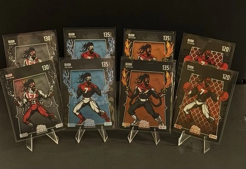 2026 Bo Jackson Battle Arena -Dijon- Bijan Robinson -Battlefoil & Paper Set