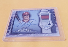 2021 Topps Through the Years Facsimile Autograph Card of Mike Trout. 