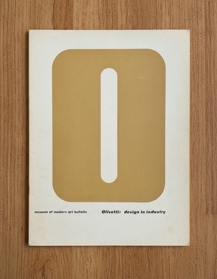 OLIVETTI Design in Industry MOMA AUSSTELLUNGSKATALOG 1952 Cover: Leo Lionni