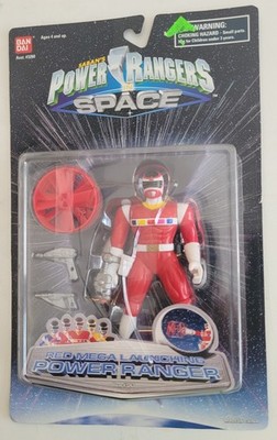 1998 Power Rangers In Space Mega Launching Power Rangers - Set Of