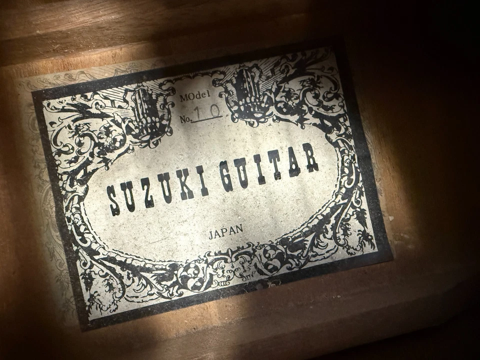 Suzuki Guitar Model 10 Vintage Acoustic Classic Japan - Image 3 of 4
