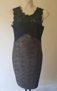 black lace sparkle dress