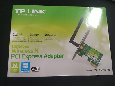 TP-LINK TL-WN781ND Wireless N PCI Express Adapter - VERSIEGELTE VERPACKUNG UNGEÖFFNET