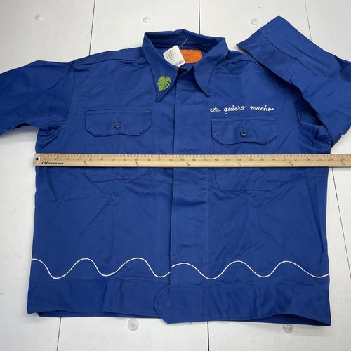 Chef Paola Velez X Urban Renewal Boxy Two Pocket Jacket Blue Unisex Adults OS - Picture 6 of 8
