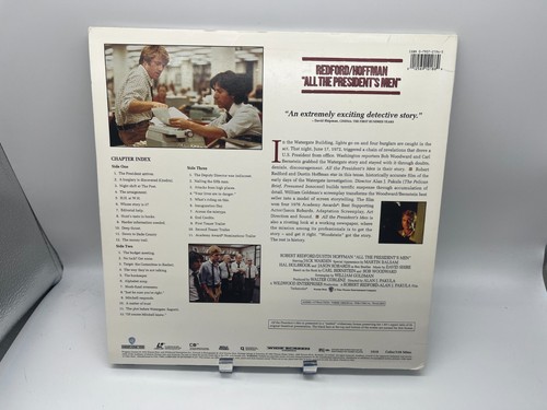 "All the President's Men" Widescreen Laserdisc LD - Robert Redford - Picture 3 of 3