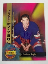 1994 Signature Rookies Hockey Andrew Taylor Card 2387/7750  HRA1