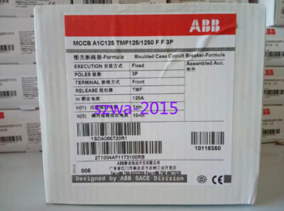 1pcs New   circuit breaker A1C125 TMF125/1250 FF 3P #W9