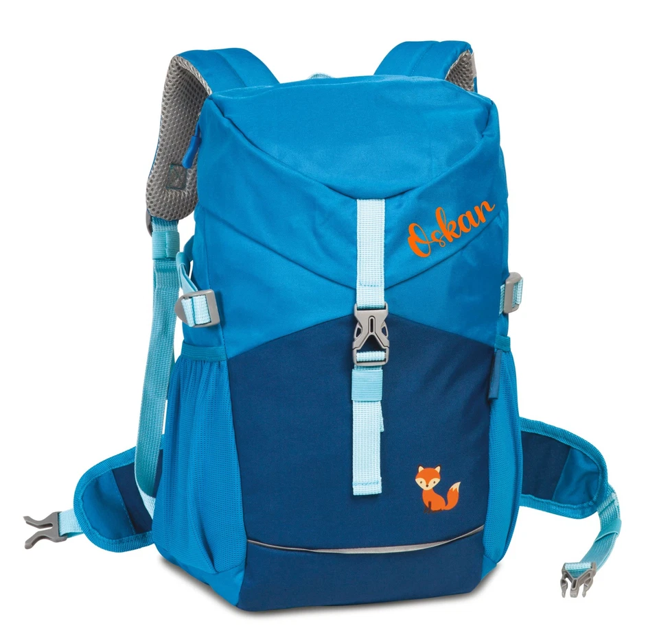 MINIMUTZ Freizeitrucksack | Wanderrucksack - Motiv Fuchs - Personalisiert mit Name