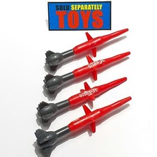 Vtg GI Joe Missile Launcher COMPLETE MISSILE SET original 1983 PAC RAT part