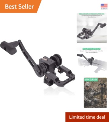 Compact Archery Power Draw System - Reduces Draw Weight and Fits Most Crossbows