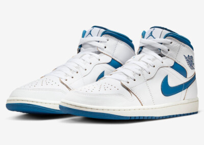 Nike Air Jordan 1 Mid SE Industrial Blue Sneaker Schuhe 42.5 44 Blau FN5215-141