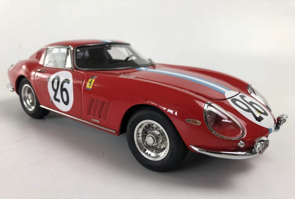 CMC Ferrari 275 GTB/C 1:18 Diecast Model Car #26 Biscaldi/Bourbon Red NEW SEALED - Image 2 of 4