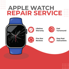 Apple Watch Series Screen Glass Repair Replacement Service  38MM  - 45MM