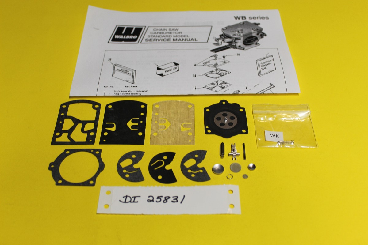 Sachs Dolmar 158 166 Homelite 650 750 FP100 Walbro WB2 WB4 WB12