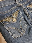 Sky Jeans Women's Skinny Mid Rise Straight Blue Denim Jeans Size 5/6 — photo 7