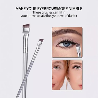 5pcs Makeup Brushes Set Ultra Thin Cream Foundation Concealer Brush With Puff