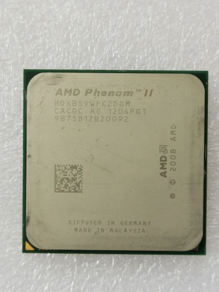 1PCS AMD Phenom II X2 B59 3.4 GHz HDXB59WFK2DGM 533 MHz CPU Processor AM3 - Image 2 of 4