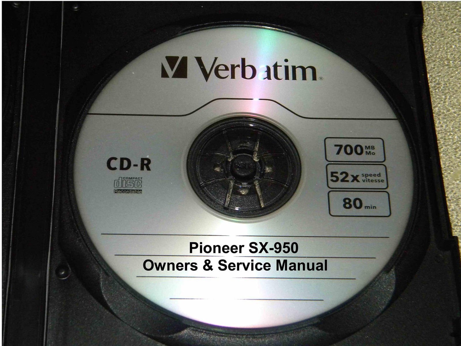 PIONEER SX-950 OWNERS & SERVICE MANUIAL ON A CD FREE SAME DAY SHIPPING